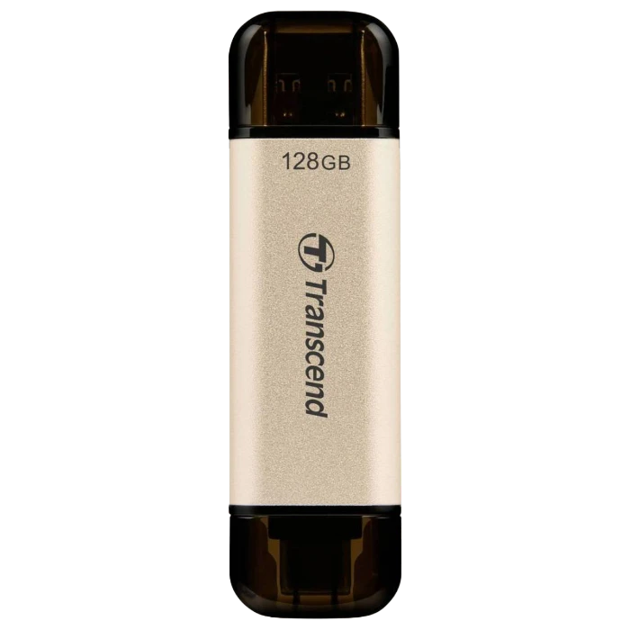 Usb flash накопитель transcend jetflash 930c, 128гб, золотистый 2
