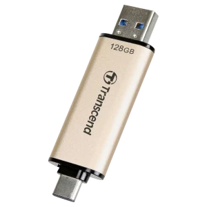 Usb flash накопитель transcend jetflash 930c, 128гб, золотистый Thumbnail 10