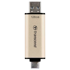USB Flash накопитель Transcend JetFlash 930C, 128Гб, Золотистый