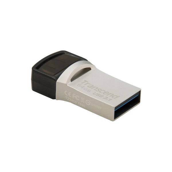 Memorie usb transcend jetflash 890, 64gb, argintiu 3