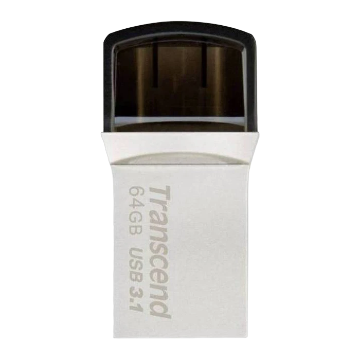 Memorie usb transcend jetflash 890, 64gb, argintiu 9