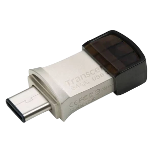 Memorie usb transcend jetflash 890, 64gb, argintiu