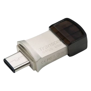 Memorie USB Transcend JetFlash 890, 64GB, Argintiu