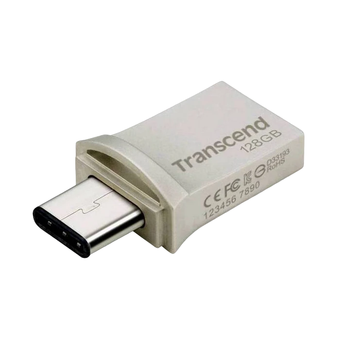 Usb flash накопитель transcend jetflash 890, 128гб, серебристый 8
