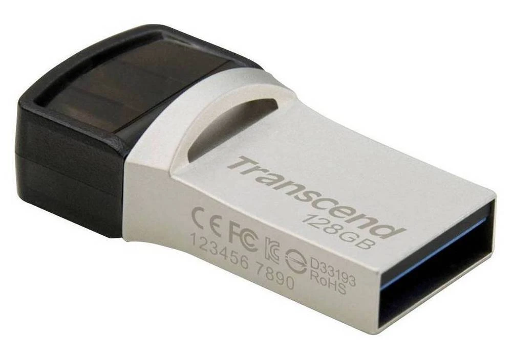 Usb flash накопитель transcend jetflash 890, 128гб, серебристый 6