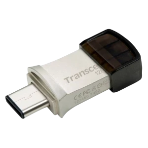 Usb flash накопитель transcend jetflash 890, 128гб, серебристый
