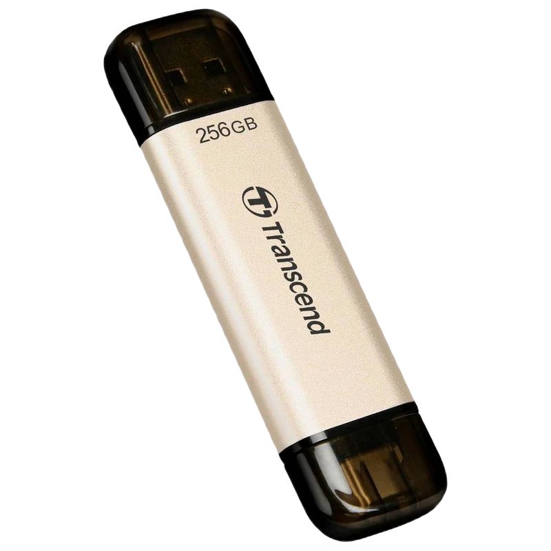 Usb flash накопитель transcend jetflash 930c, 256гб, золотистый 4