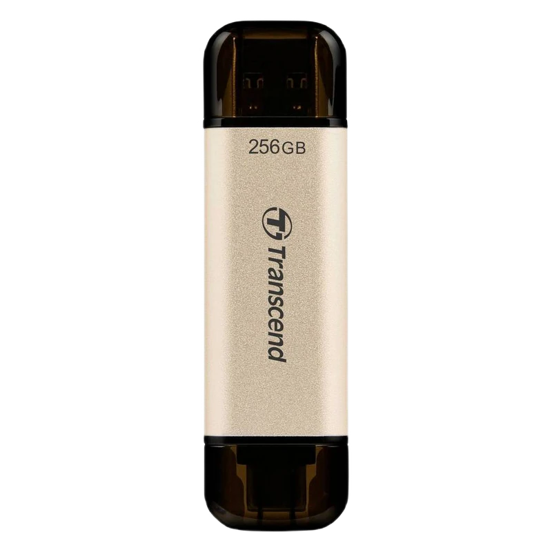 Usb flash накопитель transcend jetflash 930c, 256гб, золотистый 12