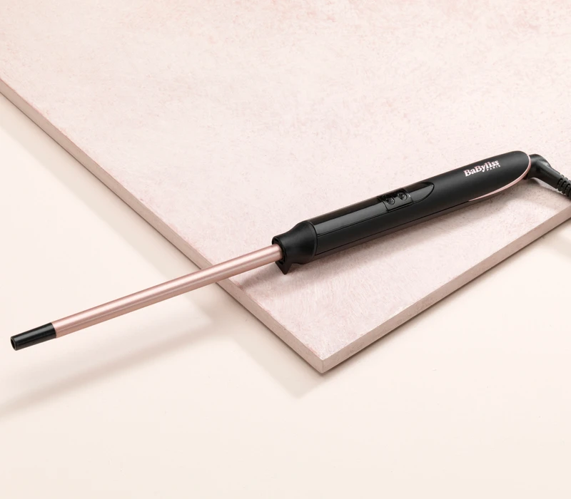 Ondulator de păr babyliss tight curls wand c449e, negru | roz 6