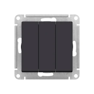 Întrerupător triplu atlas design 10 a 250 v carbon schneider-electric