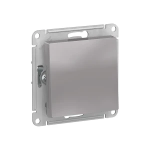 Переключатель одноклавишный перекрёстный atlas design 10 a 250 в алюминий schneider-electric