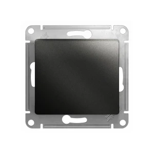 Переключатель одноклавишный перекрёстный glossa 10 a 250 в антрацит schneider-electric