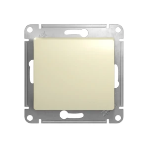Переключатель одноклавишный перекрёстный glossa 10 a 250 в бежевый schneider-electric