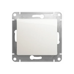 Переключатель одноклавишный перекрёстный glossa 10 a 250 в перламутровый schneider-electric