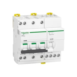 Диференциальный автоматический выключатель icv40 c 30 ма 25 a 3p+n 400 в schneider-electric