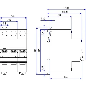Выключатель автоматический schneider-electric a9k24310 3p 10 a 400 в c Thumbnail 2