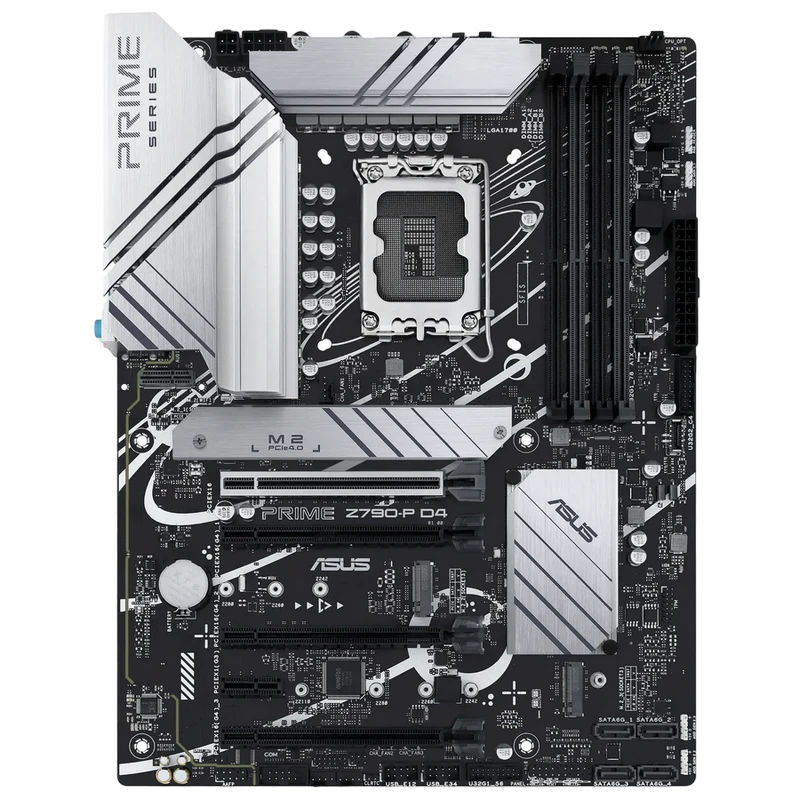 Материнская плата asus prime z790-p d4, lga1700, intel z790, atx 7