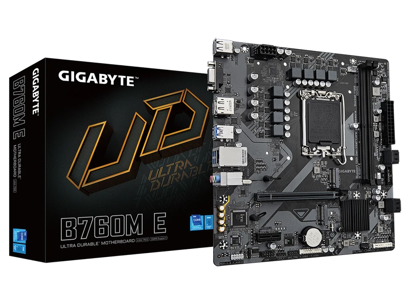 Placă de bază gigabyte b760m e, lga1700, intel b760, micro-atx 5