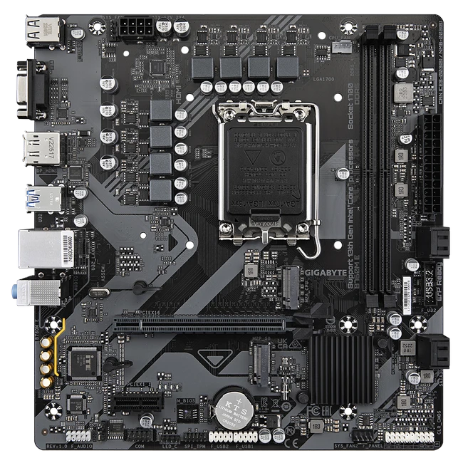Placă de bază gigabyte b760m e, lga1700, intel b760, micro-atx 4