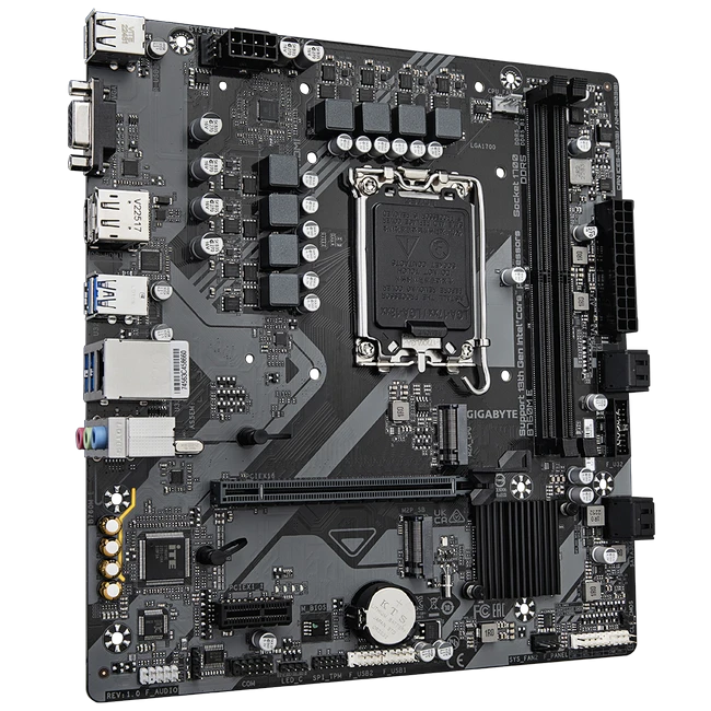 Placă de bază gigabyte b760m e, lga1700, intel b760, micro-atx 3
