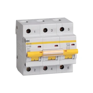 Întreruptor automat iek va47-100 3p 100 a 400 v c