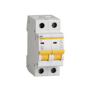 Выключатель автоматический iek ва47-29 2p 6 a 400 в c