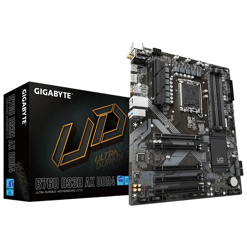 Placă de bază gigabyte b760 ds3h ax, lga1700, intel b760, atx 18