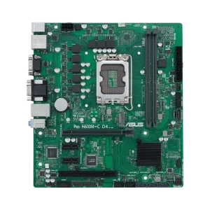 Материнская плата ASUS PRO H610M-C D4-CSM, LGA1700, Intel H610, Micro-ATX