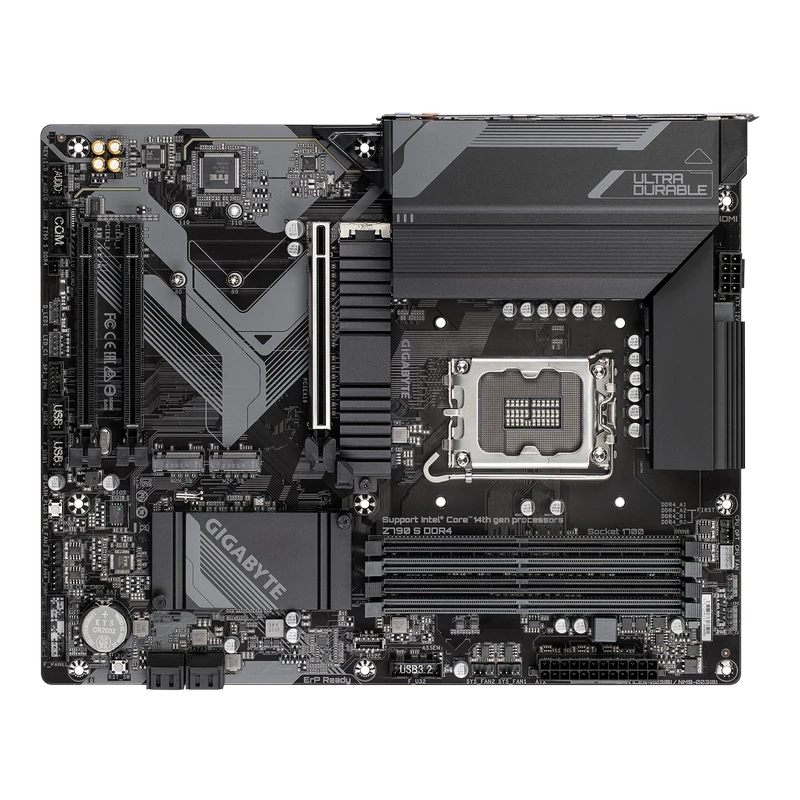 Материнская плата gigabyte z790 s ddr4, lga1700, intel z790, atx 2