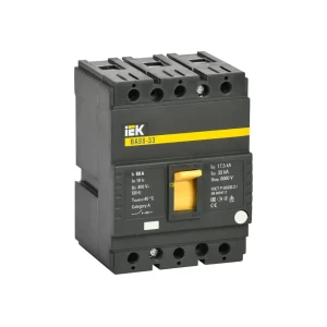 Выключатель автоматический iek ва88-33 3p 50 a 400 в a