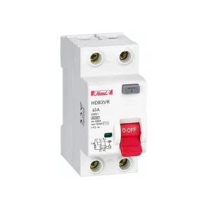 Întreruptor diferențial hdb3vr a 30 ma 63 a 2p 220 - 240 v himel Thumbnail 1