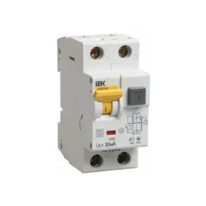 Дифференциальный переключатель avdt32 b 30 ма 25 a 2p 220 - 240 в iek