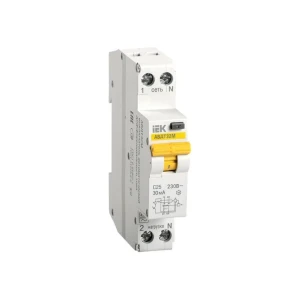 Дифференциальный переключатель avdt32m c 30 ма 25 a 1p+n 220 - 240 в iek