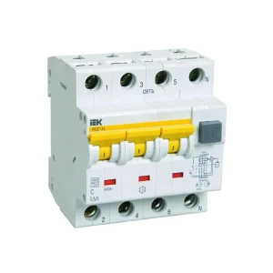 Întreruptor diferențial avdt34 c 300 ma 20 a 4p 400 v iek
