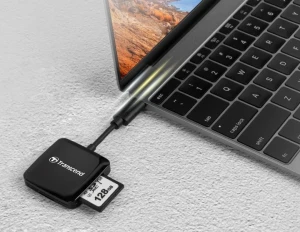Кардридер transcend ts-rdc3, usb type-c, чёрный Thumbnail 3