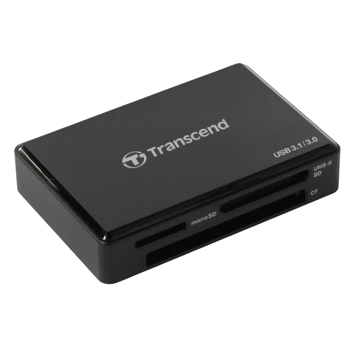 Кардридер transcend ts-rdf9, micro-usb, usb type-a, чёрный 2