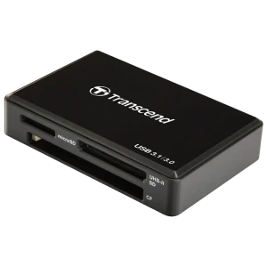 Кардридер transcend ts-rdf9, micro-usb, usb type-a, чёрный