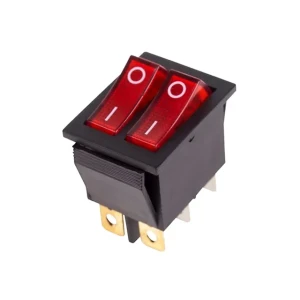Întrerupător 36-2410 2p 250 v 15 a ip30 roșu rexant