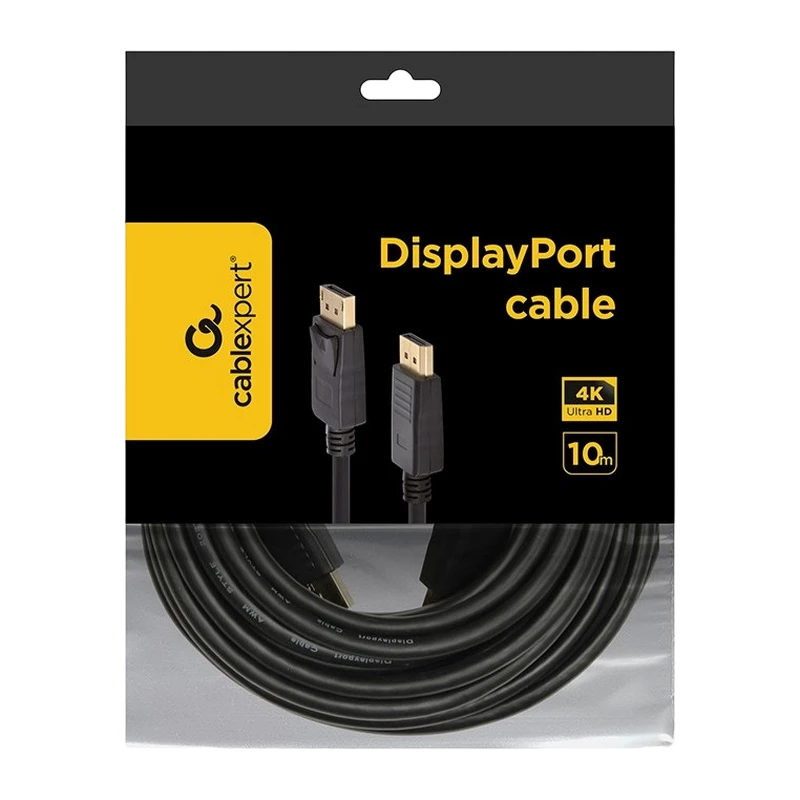 Cablu video cablexpert cc-dp2-10m, displayport (m) - displayport (m), 10m, negru 3