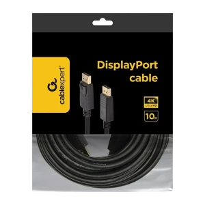 Cablu video cablexpert cc-dp2-10m, displayport (m) - displayport (m), 10m, negru Thumbnail 3