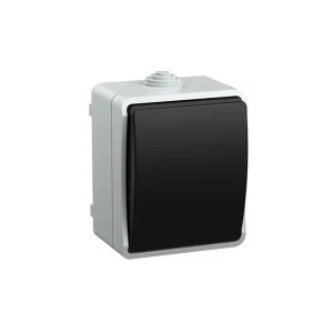 Выключатель bc20-2-0 фcp 10 a 250 в серый/чёрный iek