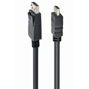 Видео кабель cablexpert cc-dp-hdmi-10m, displayport (m) - hdmi (m), 10м, чёрный Thumbnail 6