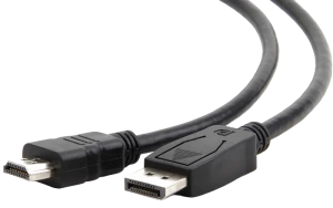 Видео кабель cablexpert cc-dp-hdmi-10m, displayport (m) - hdmi (m), 10м, чёрный Thumbnail 3