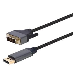 Видеокабель cablexpert cc-dpm-dvim-4k-6, displayport (m) - dvi-d (m), 1,8м, чёрный