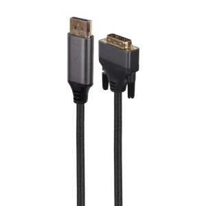 Cablu video cablexpert cc-dpm-dvim-4k-6, displayport (m) - dvi-d (m), 1,8m, negru Thumbnail 4