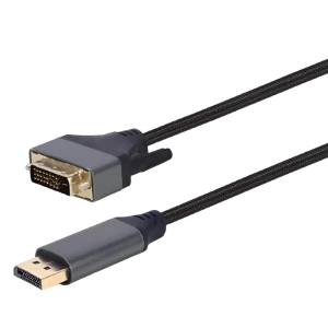 Видеокабель Cablexpert CC-DPM-DVIM-4K-6, DisplayPort (M) - DVI-D (M), 1,8м, Чёрный