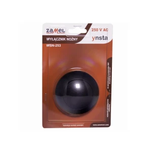 Выключатель ножной wsn-253 zamel 2.5 a 220 - 240 в чёрный zamel Thumbnail 4