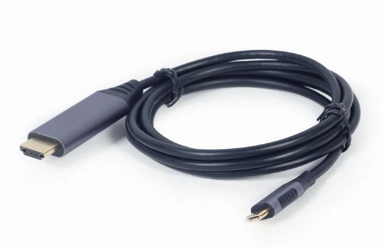 Видеокабель cablexpert cc-usb3c-hdmi-01-6, usb type-c (m) - hdmi (f), 1,8м, чёрный 3