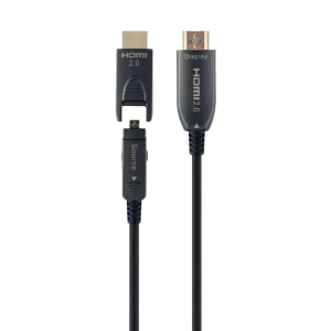 Видеокабель Cablexpert CCBP-HDMID-AOC-20M, HDMI D (M) - HDMI A (M), 20 м, Чёрный