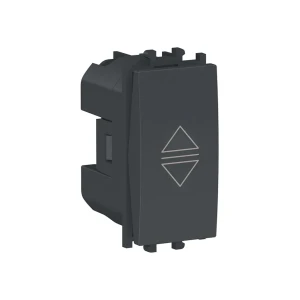 Переключатель жалюзи easy styl 16 a 250 в чёрный schneider-electric